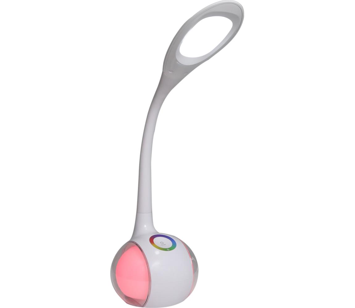 Donoci LED RGBW Stmievateľná dotyková stolná lampa COSMOS LED/6,5W/230V biela