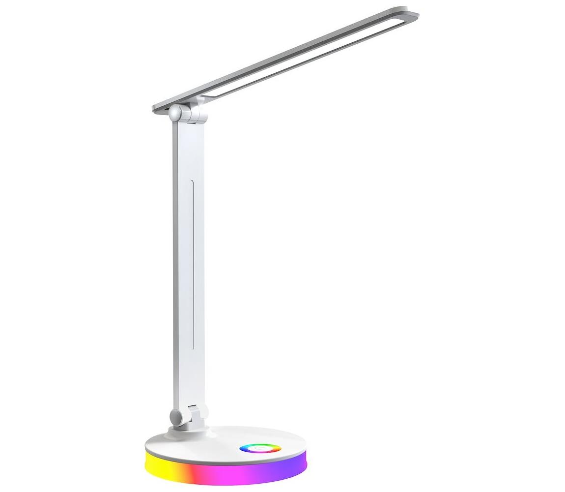 Donoci LED RGBW Stolná lampa BRUNO LED/5W/5V 3000/4500/6000K biela