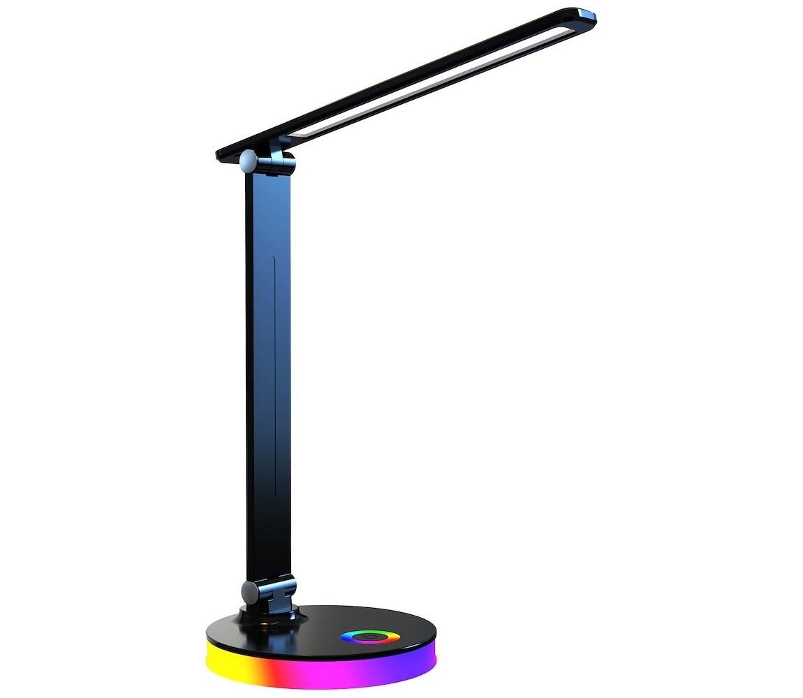 Donoci LED RGBW Stolná lampa BRUNO LED/5W/5V 3000/4500/6000K čierna