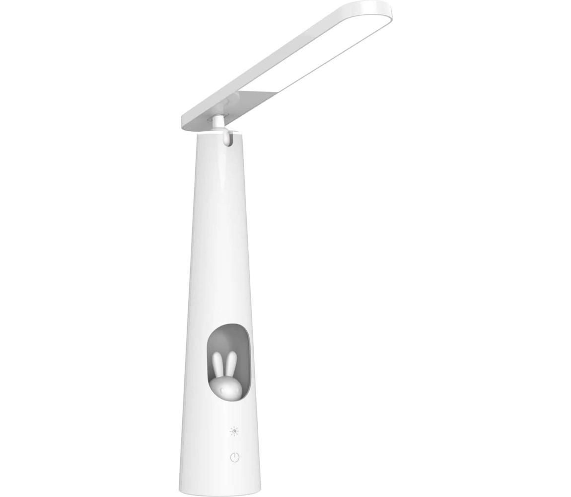 Donoci LED Stmievateľná dotyková stolná lampa BUNNY LED/7W/230V 2700/4000/6500K biela
