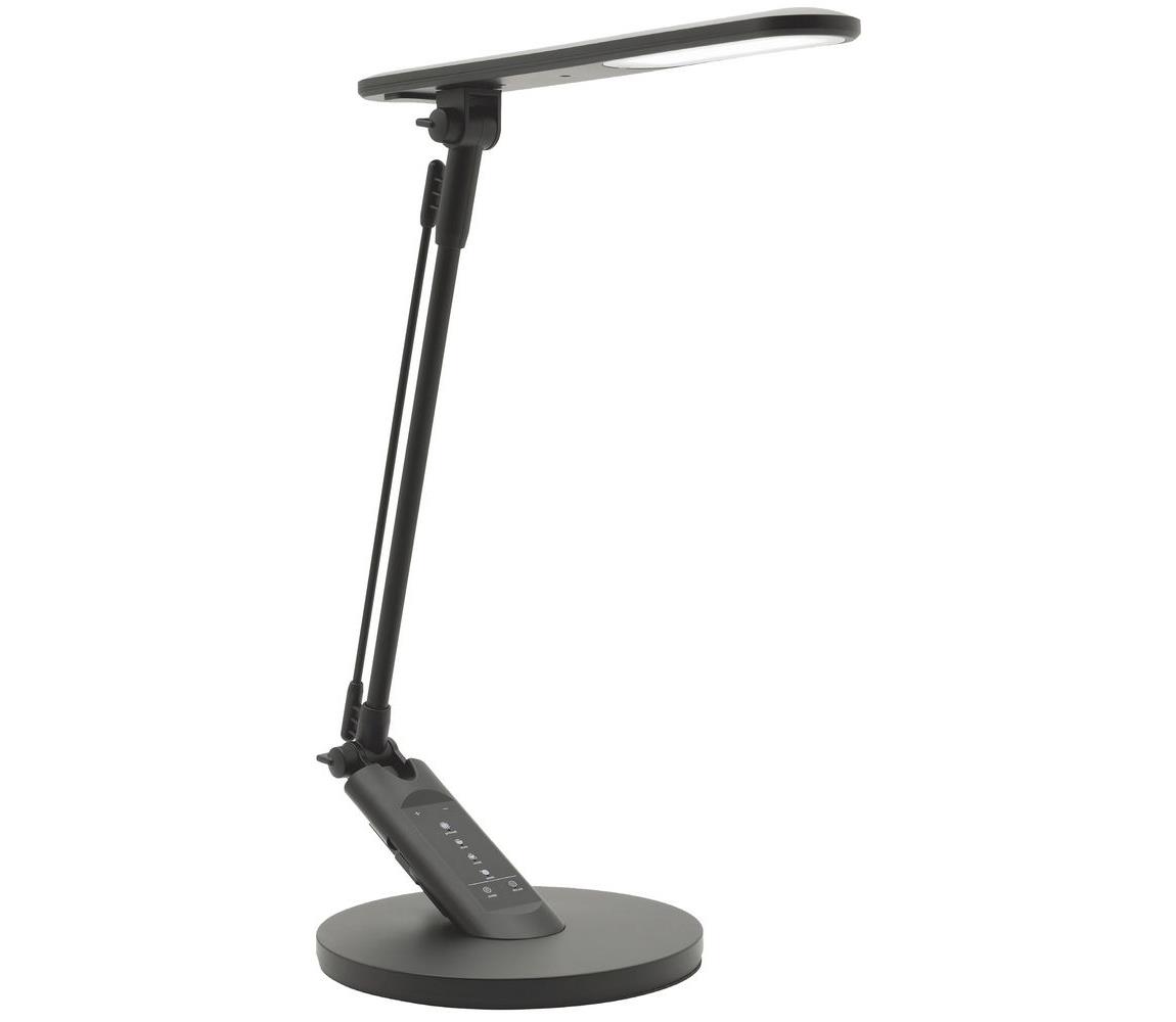 Donoci LED Stmievateľná dotyková stolná lampa OPTIMUM LED/7W/230V 3000/4000/6000K čierna