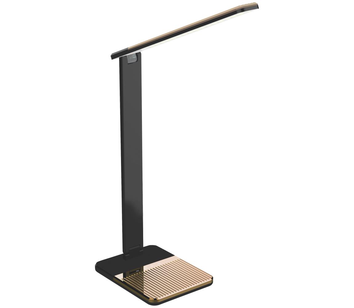 Donoci LED Stmievateľná dotyková stolná lampa PRESTIGE LED/12W/230V 2700/6500K čierna