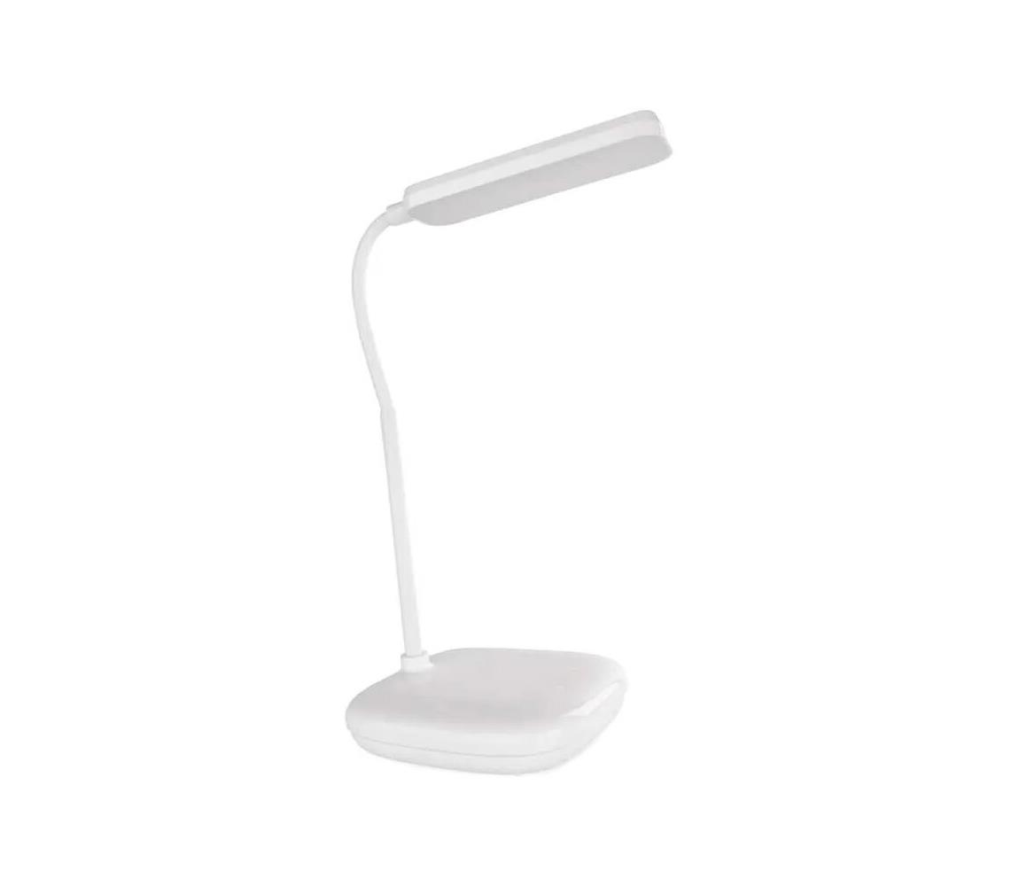 Donoci LED Stmievateľná flexibilná stolná lampa LED/12W/230V 3000K/4000K/6500K biela