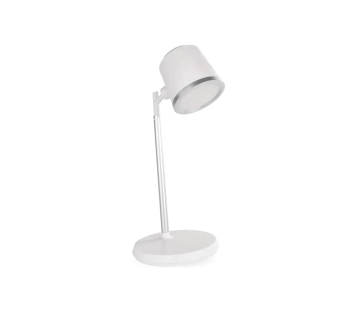 Donoci LED Stmievateľná nabíjacia stolná lampa 4v1 LED/6W/3,7V 3000K/4000K/6500K biela