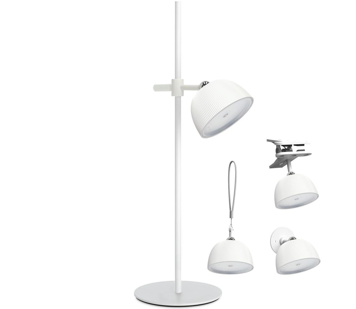 Donoci LED Stmievateľná nabíjacia stolná lampa LED/3,5W/5V 3000/4000/6500K biela