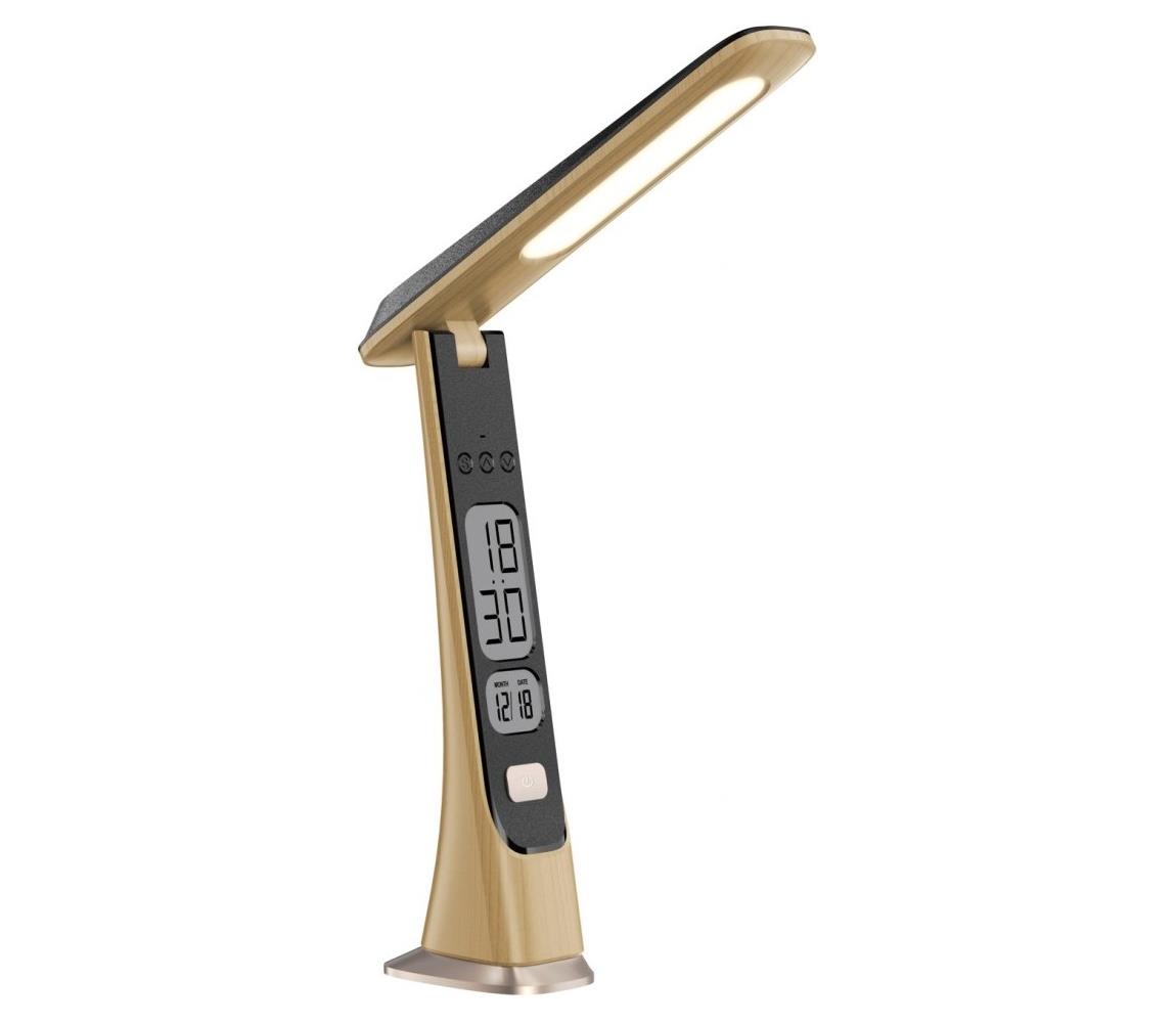 Donoci LED Stmievateľná nabíjacia stolná lampa LED/5W/5V zlatá