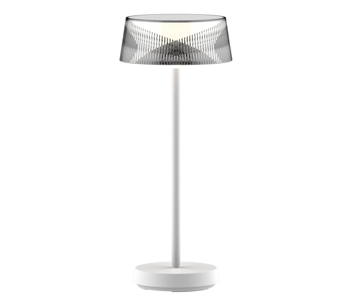 Donoci LED Stmievateľná stolná lampa CASABLANCA LED/3,4W/5V USB 3600 mAh IP44 biela