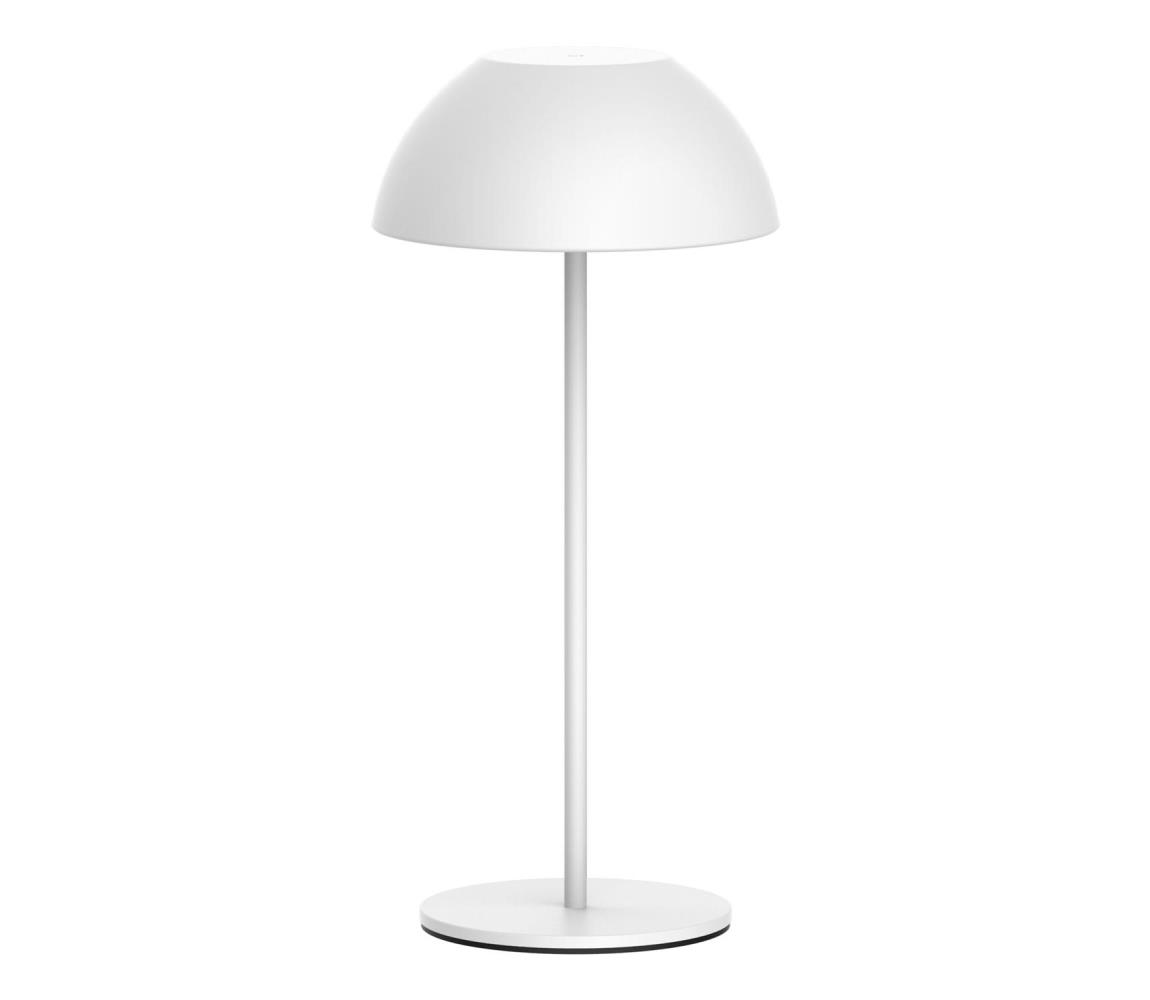 Donoci LED Stmievateľná stolná lampa TANZANIA LED/1,8W/5V USB 1800 mAh IP44 biela