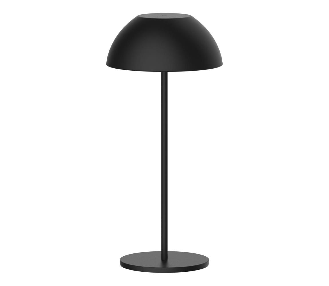 Donoci LED Stmievateľná stolná lampa TANZANIA LED/1,8W/5V USB 1800 mAh IP44 čierna