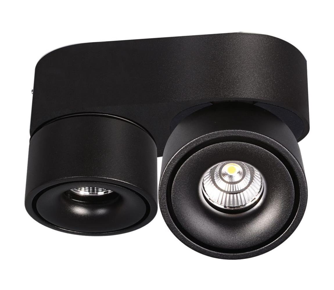 Donoci LED Stmievateľné bodové svietidlo LAHTI MINI 2xLED/9W/230V 3000K CRI 90 čierna