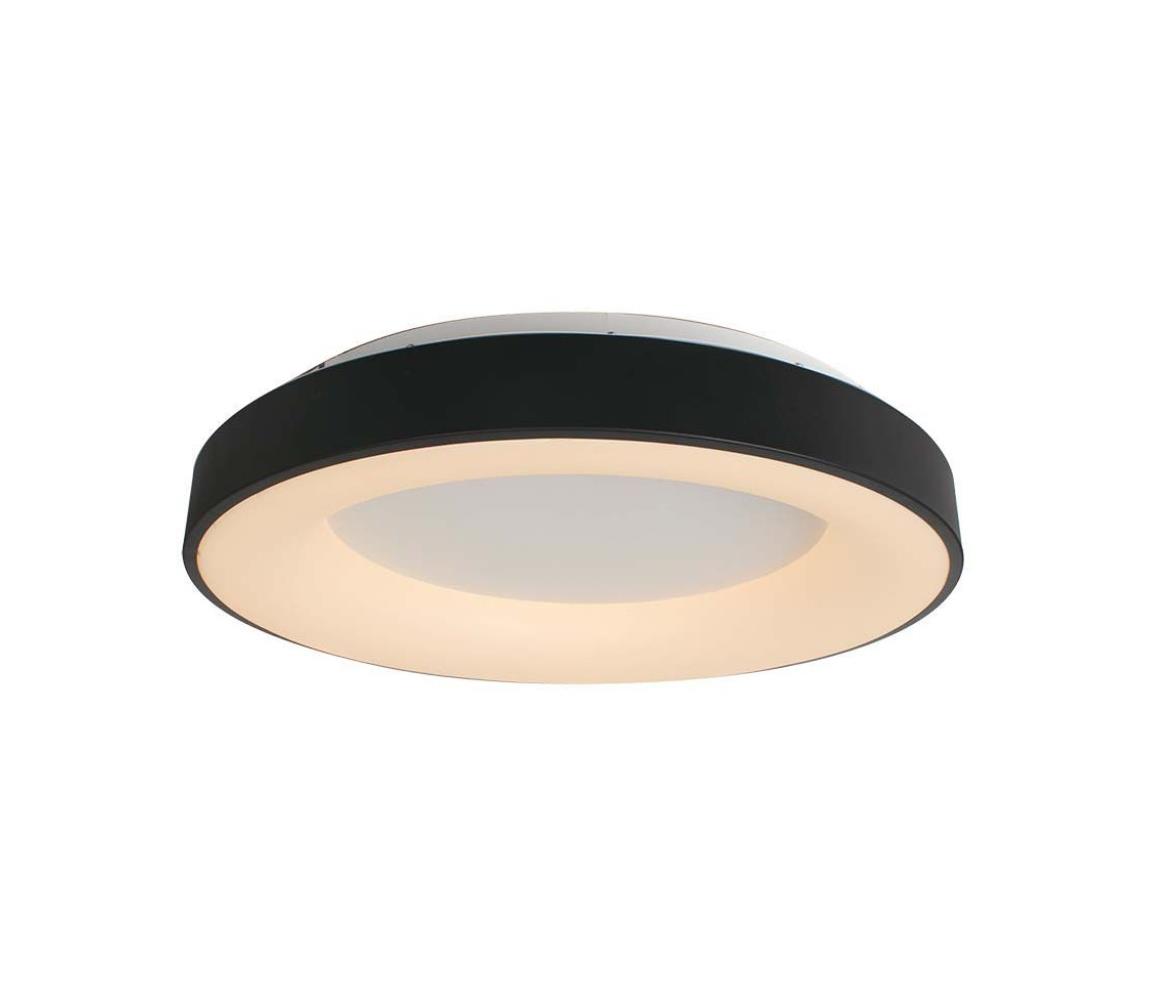 Donoci LED Stmievateľné stropné svietidlo LED/49W/230V 3000K pr. 60 cm čierna