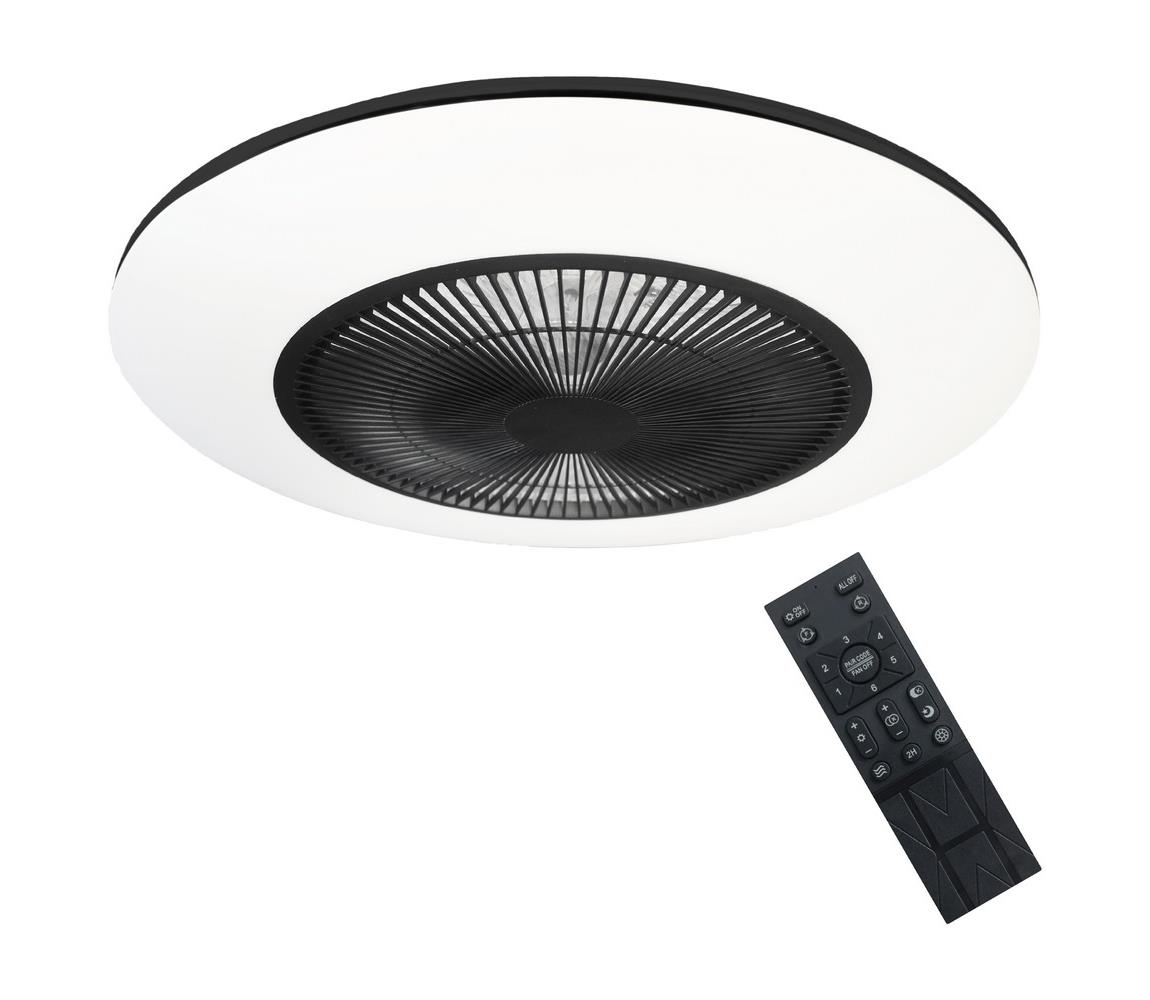 Donoci LED Stmievateľné stropné svietidlo s látorom ARIA LED/38W/230V čierna/biela +DO