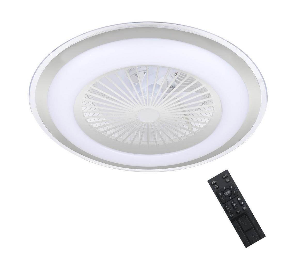 Donoci LED Stmievateľné stropné svietidlo s látorom ZONDA LED/48W/230V strieborná + DO