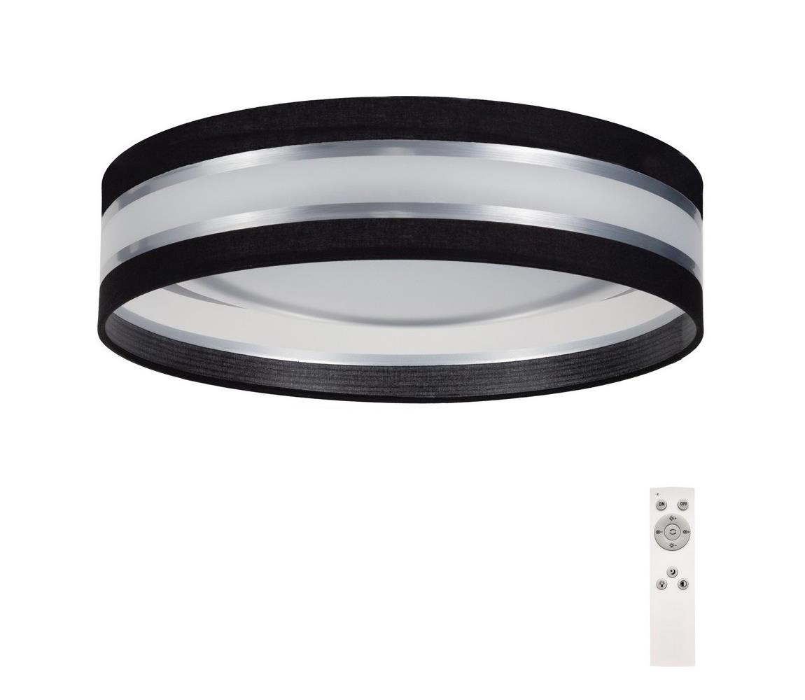 Donoci LED Stmievateľné stropné svietidlo SMART CORAL LED/24W/230V čierna/strieborná + DO