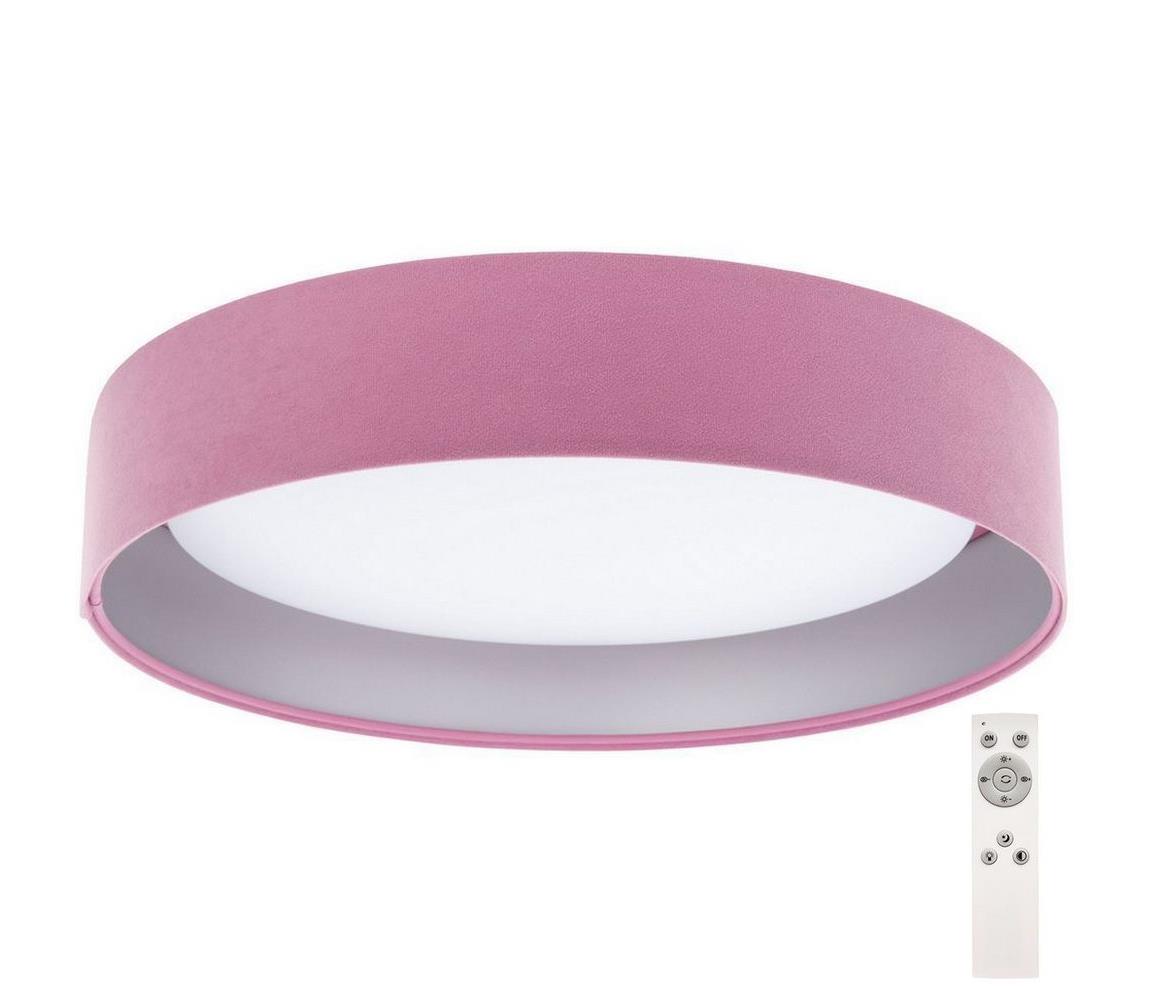 Donoci LED Stmievateľné stropné svietidlo SMART GALAXY LED/24W/230V ružová/strieborná + DO