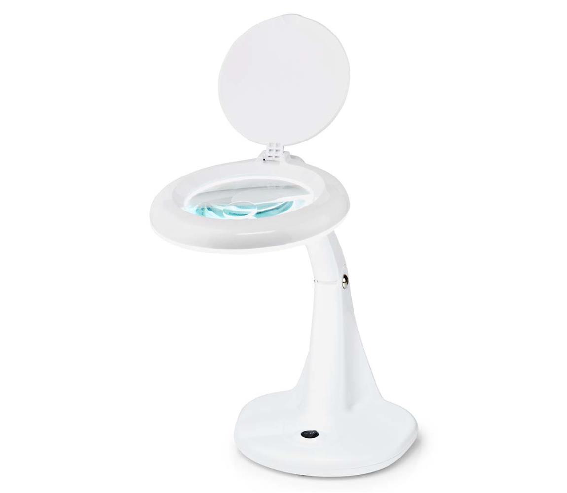 Donoci LED Stolná lampa s lupou LED/6,5W/230V 6500K