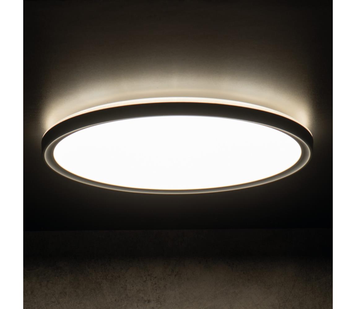 Donoci LED Stropné svietidlo AZPO LED/22W/230V pr. 42 cm IP54 čierne 31517