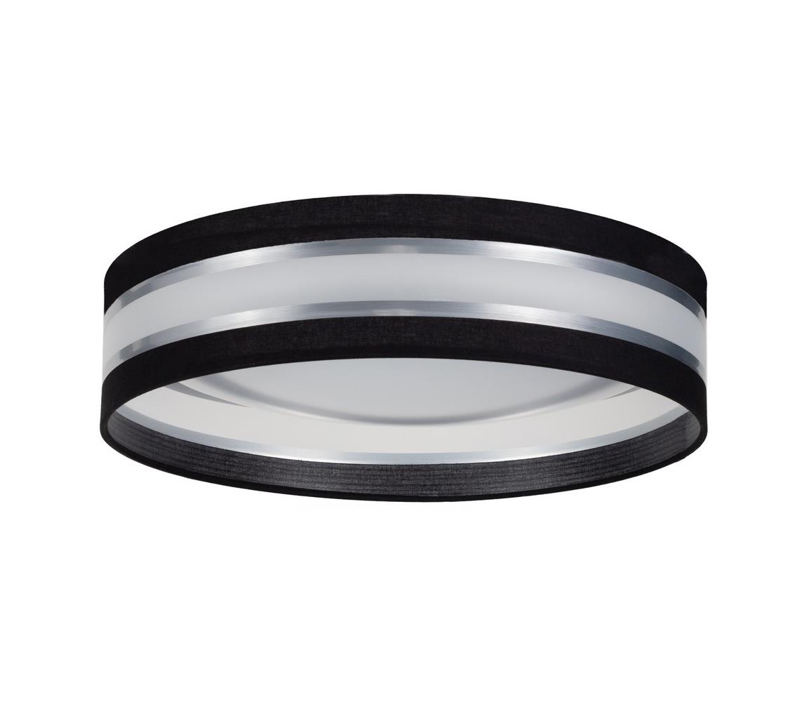 Donoci LED Stropné svietidlo CORAL 1xLED/24W/230V čierna/strieborná