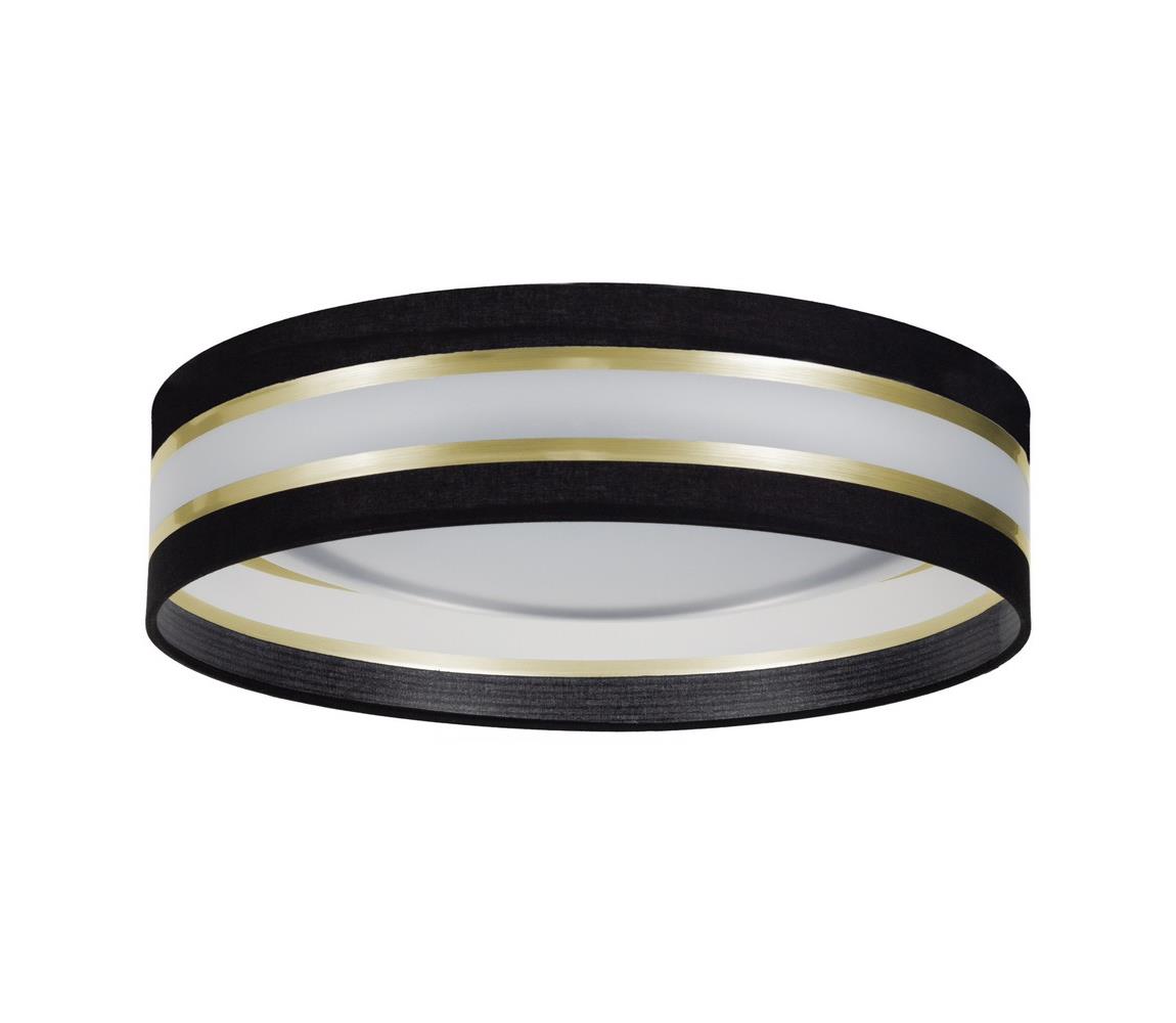 Donoci LED Stropné svietidlo CORAL GOLD 1xLED/24W/230V čierna/zlatá