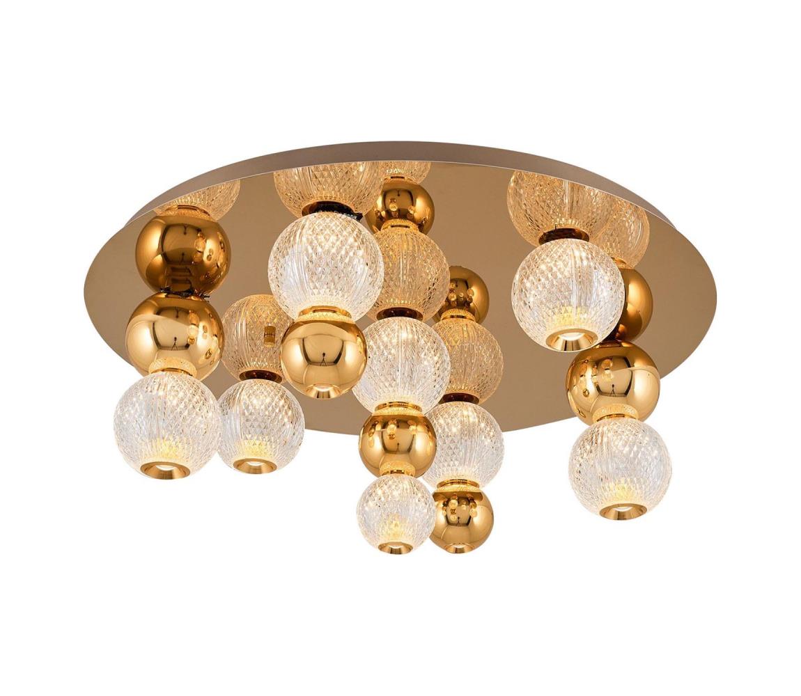 Donoci LED stropné svietidlo CREMONA LED/37W/230V 3000K zlaté