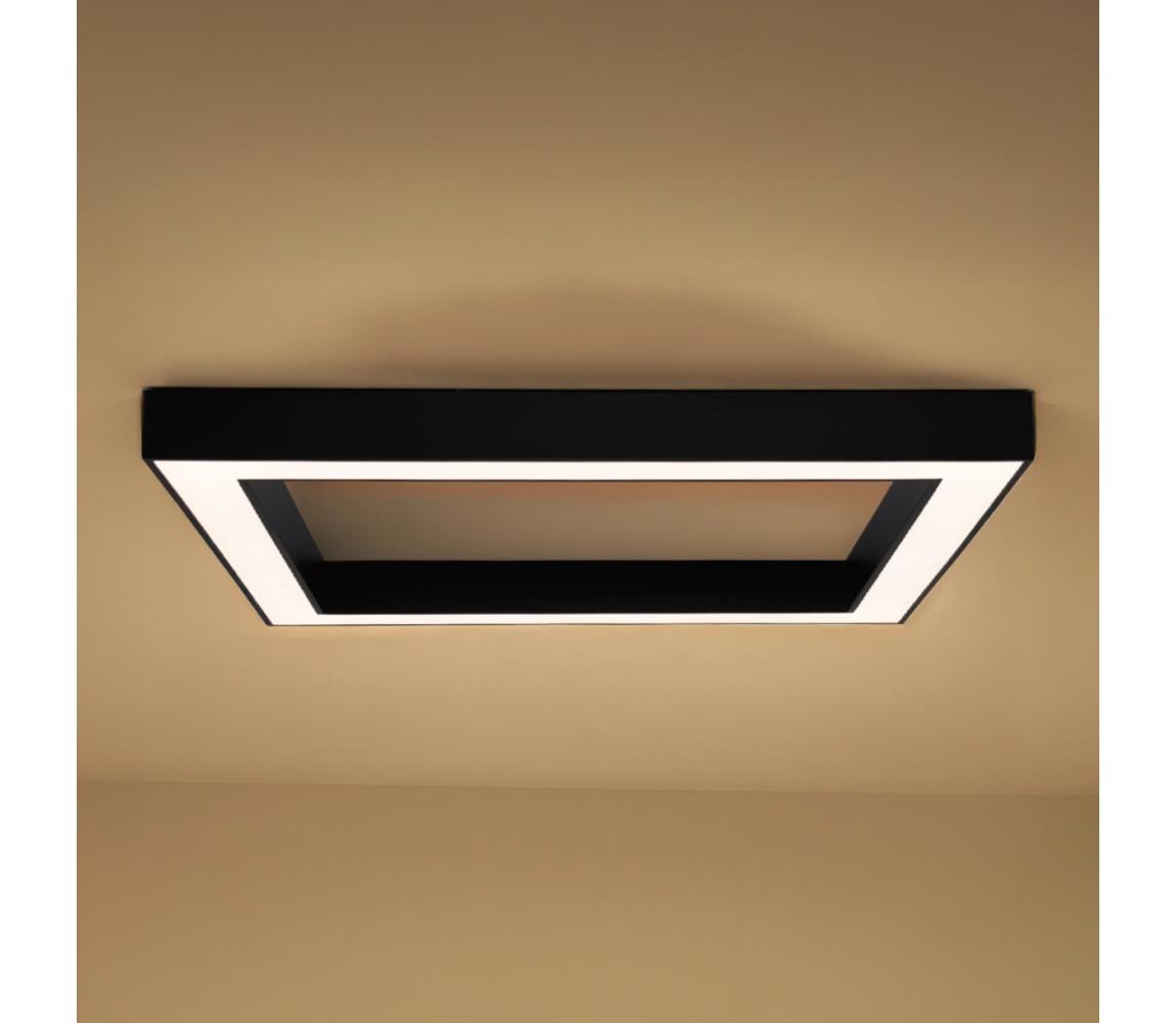 Donoci LED stropné svietidlo LED/130W/230V 3000/4000/6500K 100x100 cm čierne CL7533