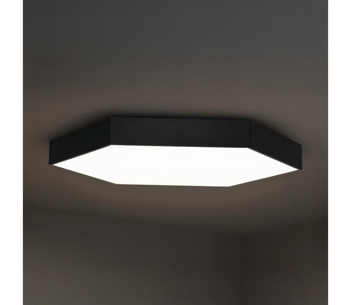 Donoci LED stropné svietidlo LED/135W/230V 3000/4000/6500K pr. 80 cm čierne CL7332