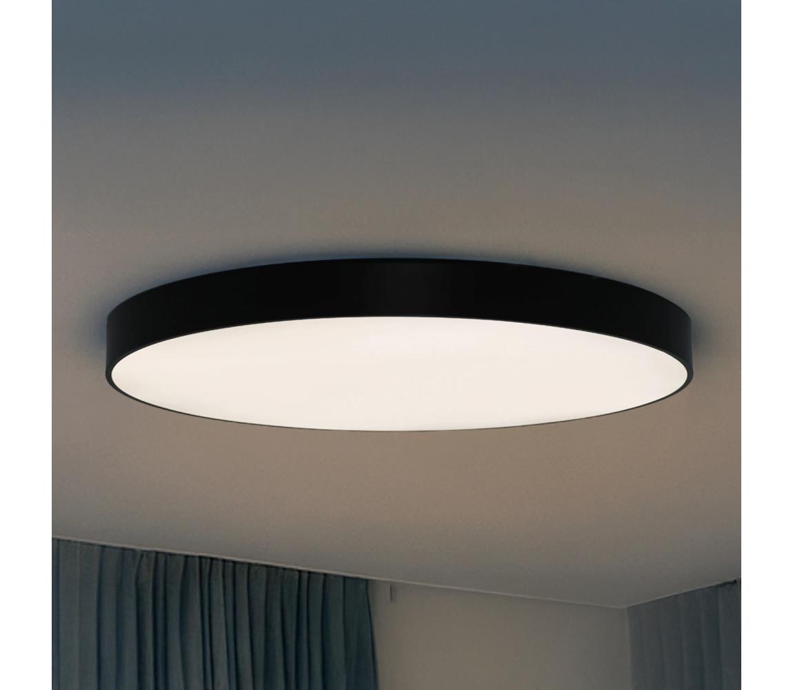 Donoci LED stropné svietidlo LED/200W/230V 3000/4000/6500K pr. 100 cm čierna CL7133