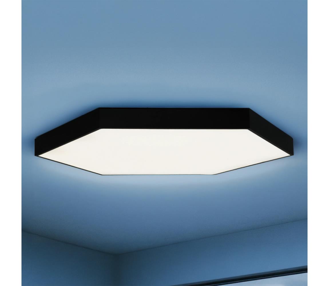 Donoci LED Stropné svietidlo LED/240W/230V 3000/4000/6500K pr. 120 cm čierna CL7334