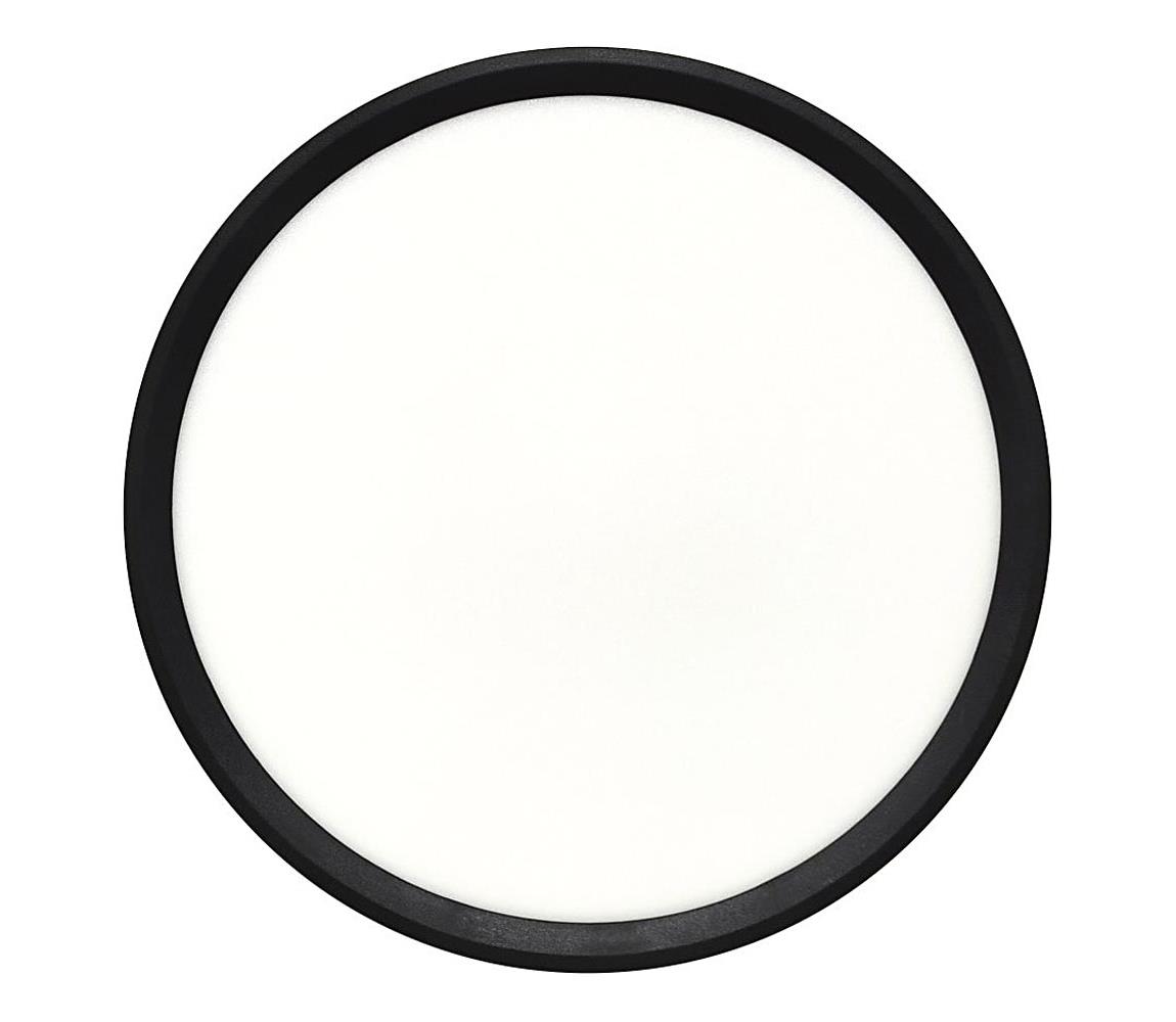 Donoci LED stropné svietidlo LED/24W/230V 3000/4000/6500K pr. 30 cm čierna 008 0001309