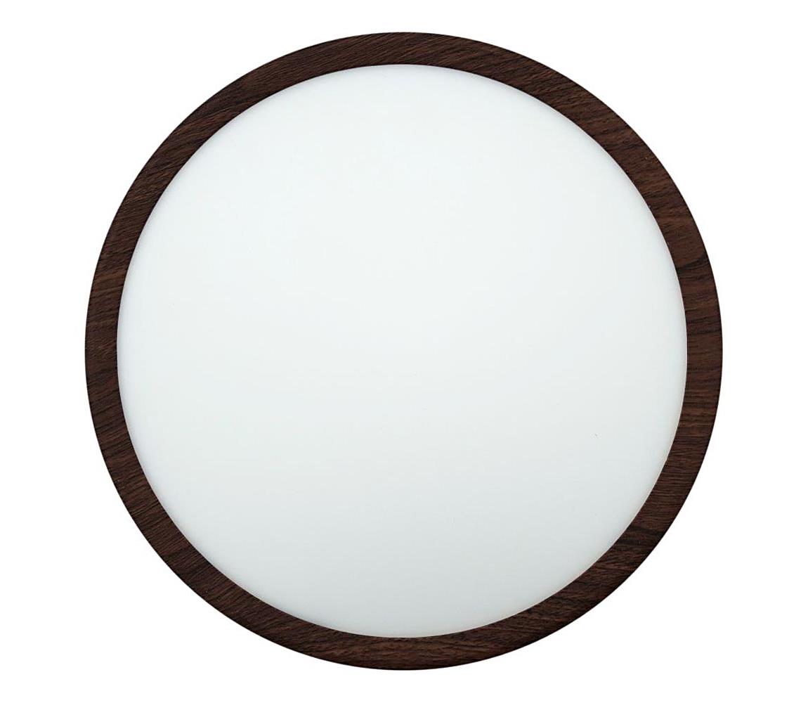 Donoci LED stropné svietidlo LED/24W/230V 3000/4000/6500K pr. 30 cm hnedé 008 0001311