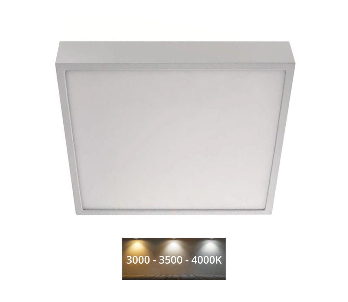Donoci LED Stropné svietidlo LED/28,5W/230V 3000/3500/4000K 30x30 cm biela