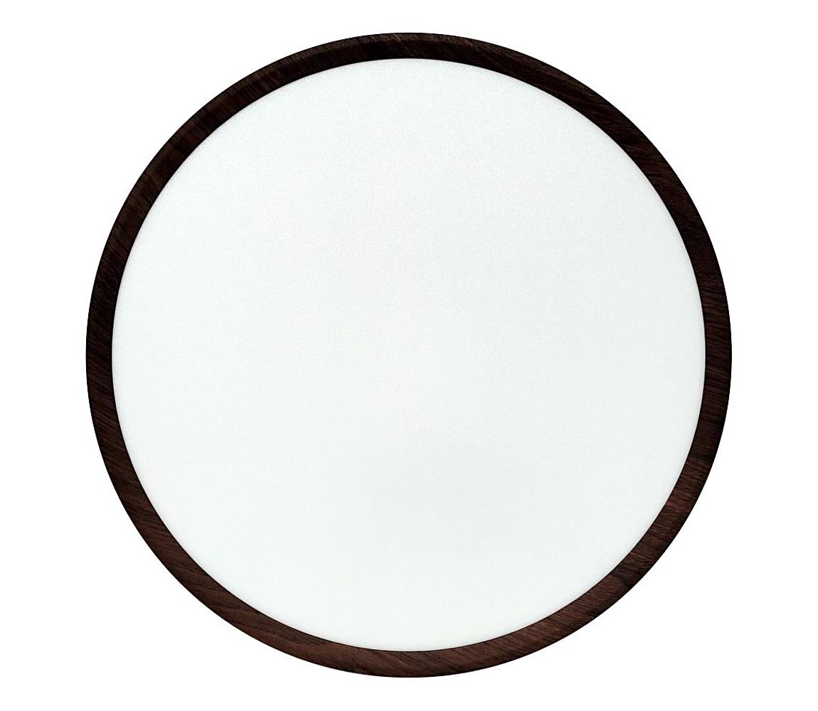 Donoci LED stropné svietidlo LED/32W/230V 3000/4000/6500K, priemer 40 cm, hnedé 008 0001315