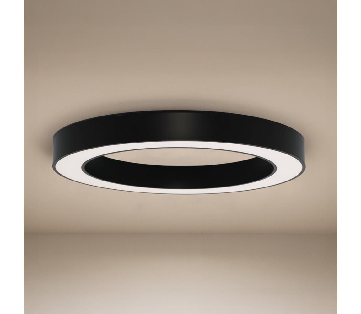 Donoci LED stropné svietidlo LED/80W/230V 3000/4000/6500K pr. 80 cm čierne CL7432