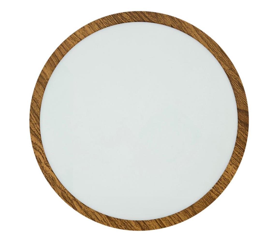 Donoci LED Stropné svietidlo RING LED/24W/230V 4200K pr. 28,5 cm hnedá