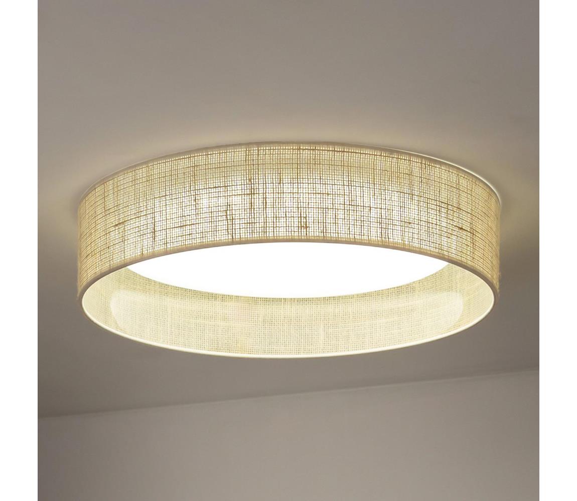 Donoci LED Stropné svietidlo ROLLER LED/24W/230V pr. 45 cm béžová