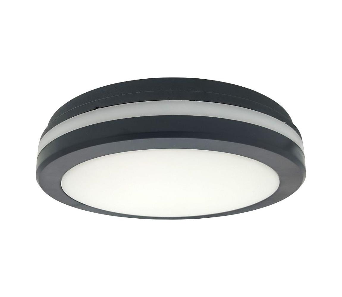 Donoci LED stropné svietidlo s pohybovým senzorom LED/20W/230V 3000/4000/6500K IP54 antracit 008 0001324
