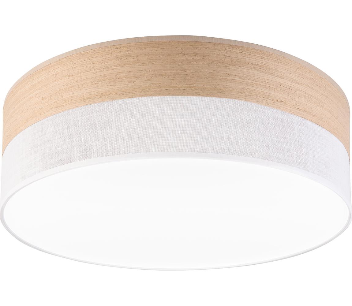 Donoci LED Stropné svietidlo SIRJA WOOD LED/36W/230V pr. 45 cm biela/dub