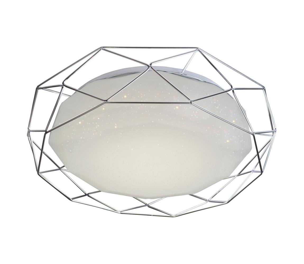 Donoci LED Stropné svietidlo SVEN LED/24W/230V pr. 43 cm lesklý chróm