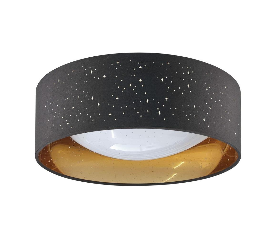 Donoci LED Stropné svietidlo TULUZA LED/18W/230V pr. 32 cm čierna