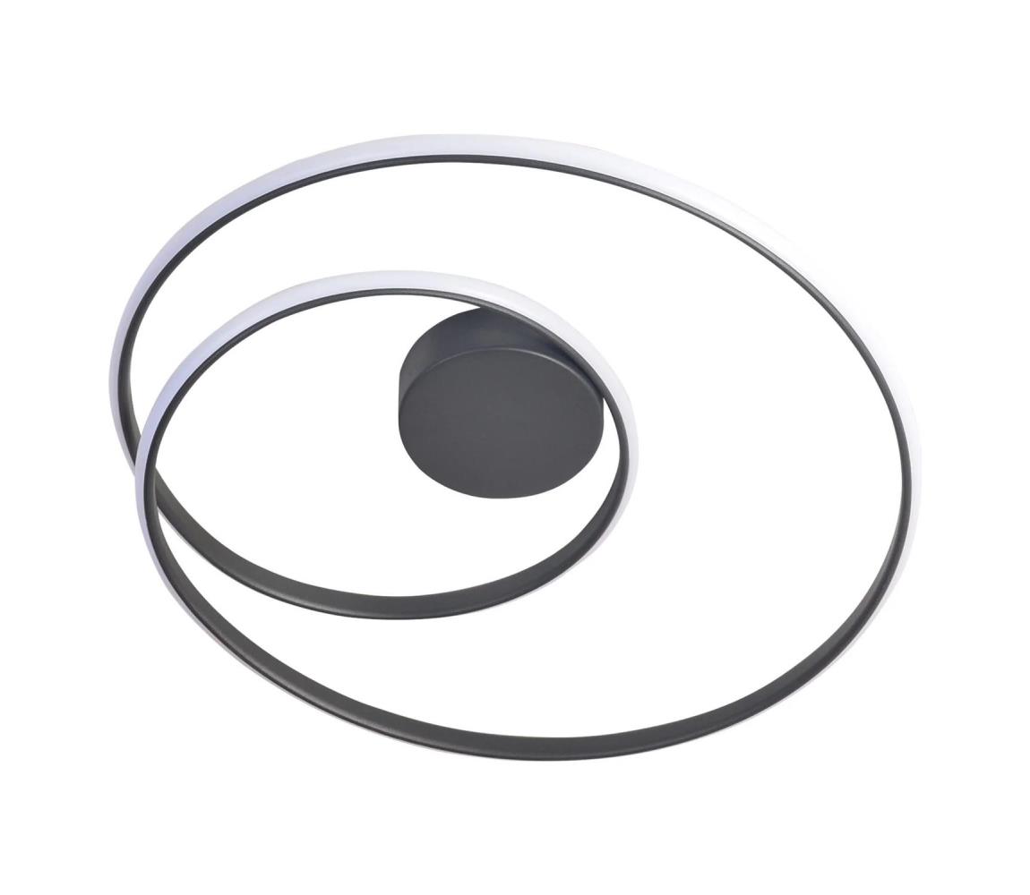 Donoci LED Stropné svietidlo ZEFIRA LED/40W/230V 4000K pr. 50 cm antracit