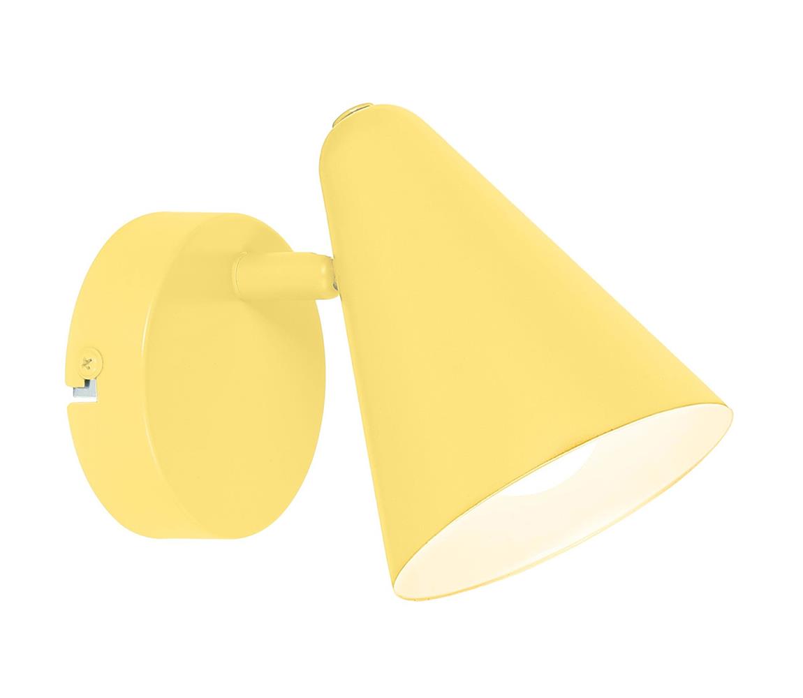 Donoci Nástenné bodové svietidlo AMOR 1xE14/40W/230V žltá