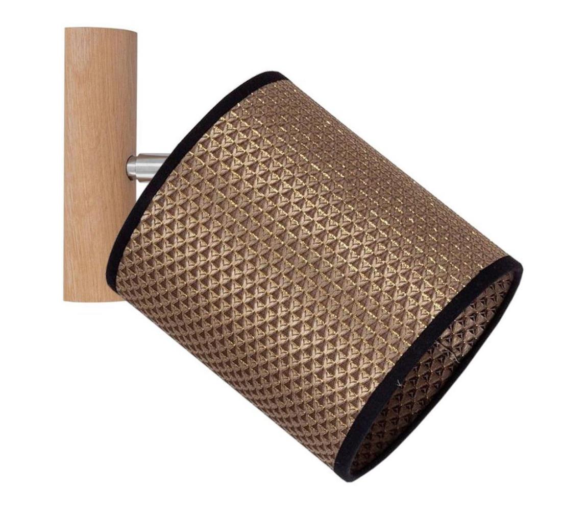 Donoci Nástenné bodové svietidlo BENITA 1xE27/25W/230V dub 2017400711553