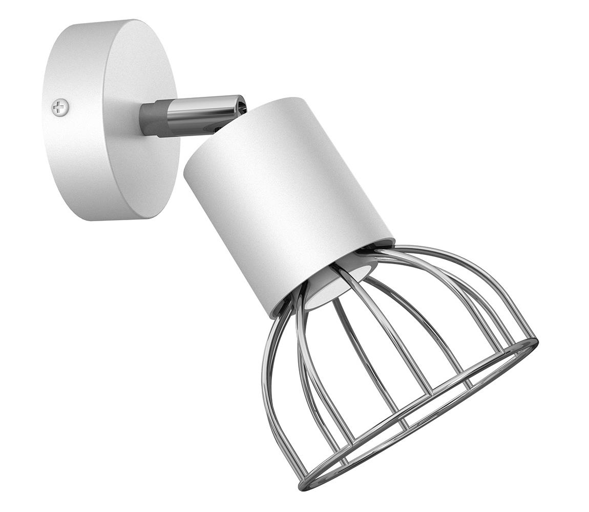 Donoci Nástenné bodové svietidlo DANTE 1xGU10/25W/230V biela/lesklý chróm