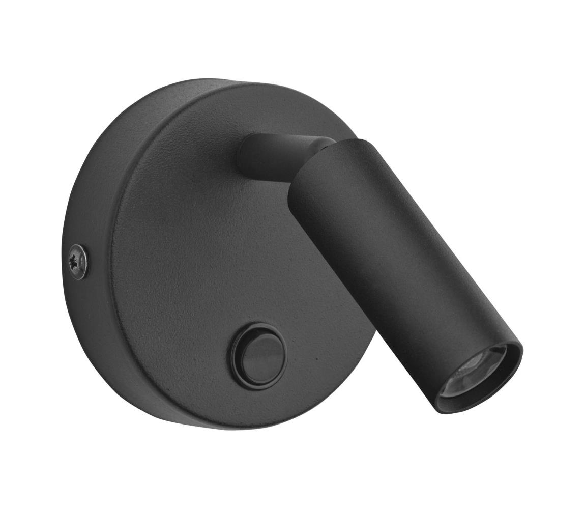 Donoci Nástenné bodové svietidlo ENZO 1xG9/8W/230V čierna