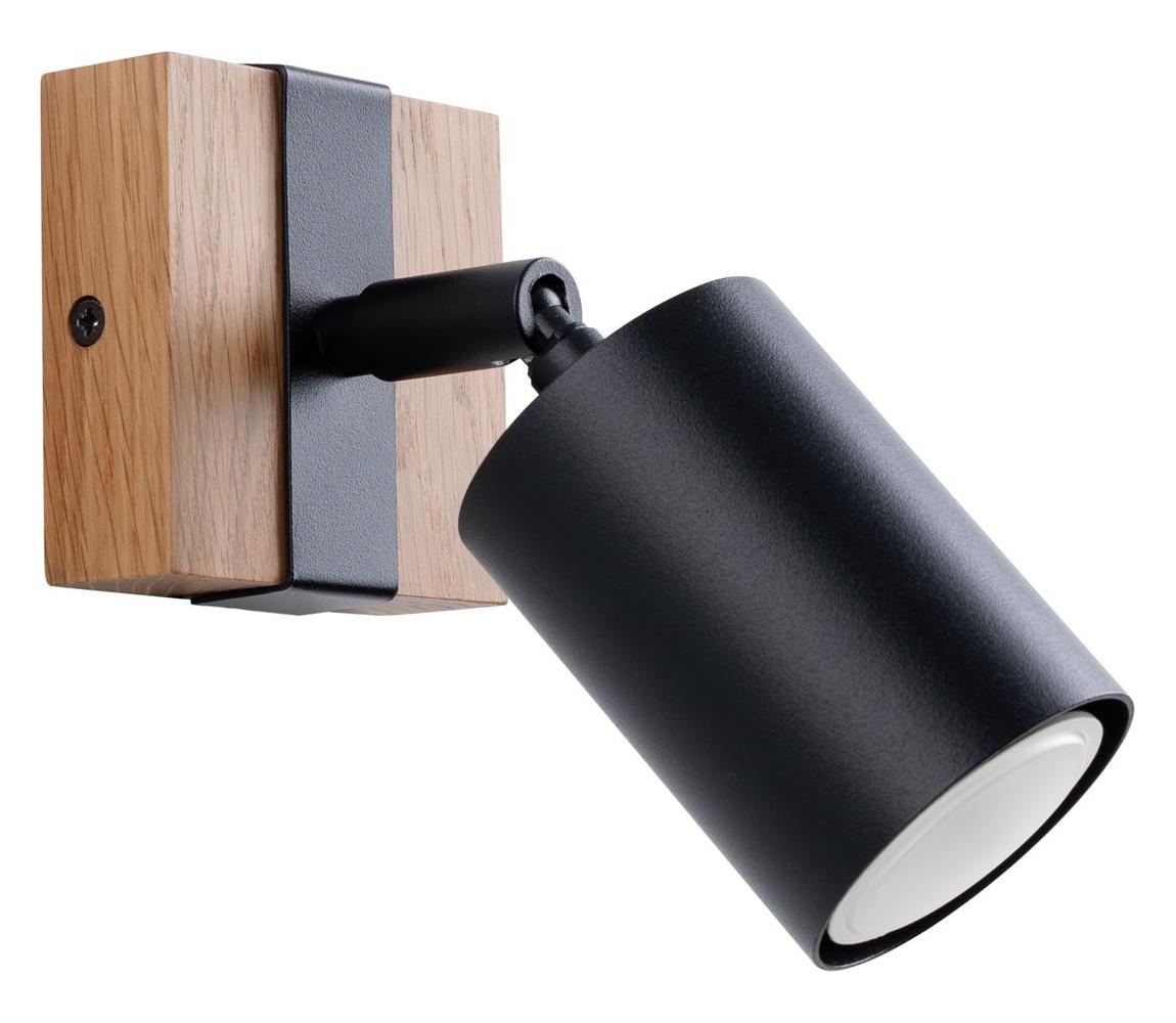 Donoci Nástenné bodové svietidlo FAGER 1xGU10/10W/230V čierna