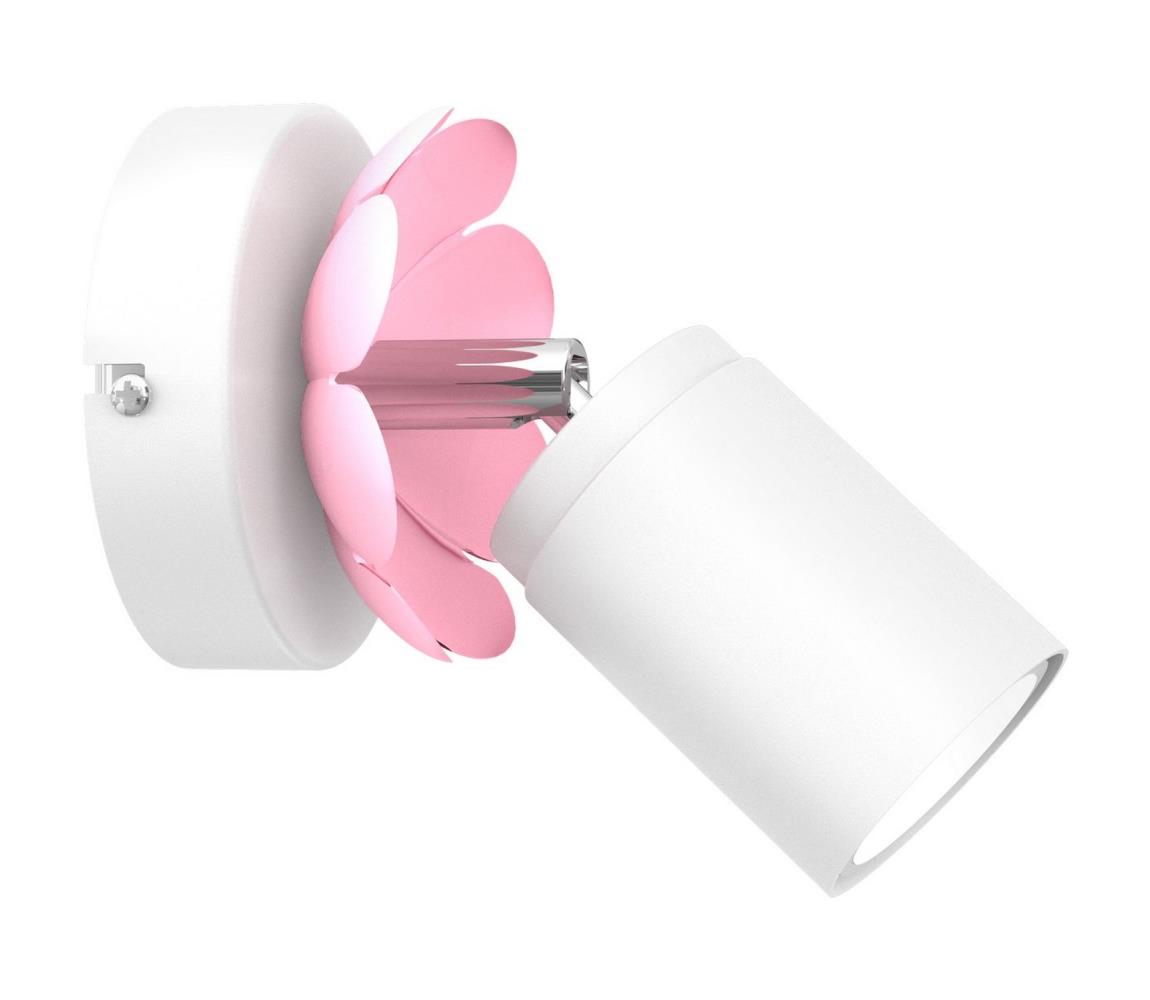 Donoci Nástenné bodové svietidlo FLOWER 1xGU10/8W/230V biela