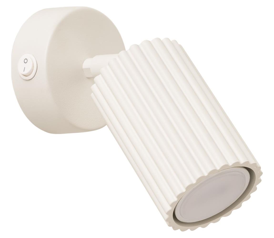 Donoci Nástenné bodové svietidlo KARBON 1xGU10/10W/230V krémová