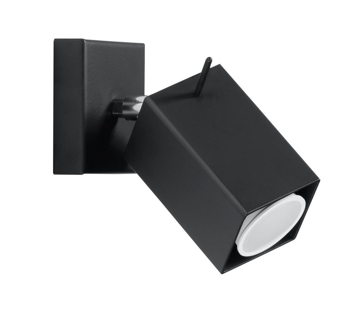 Donoci Nástenné bodové svietidlo MERIDA 1xGU10/40W/230V čierna