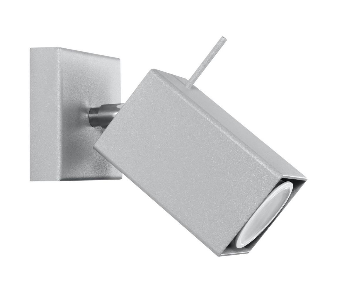 Donoci Nástenné bodové svietidlo MERIDA 1xGU10/40W/230V šedá