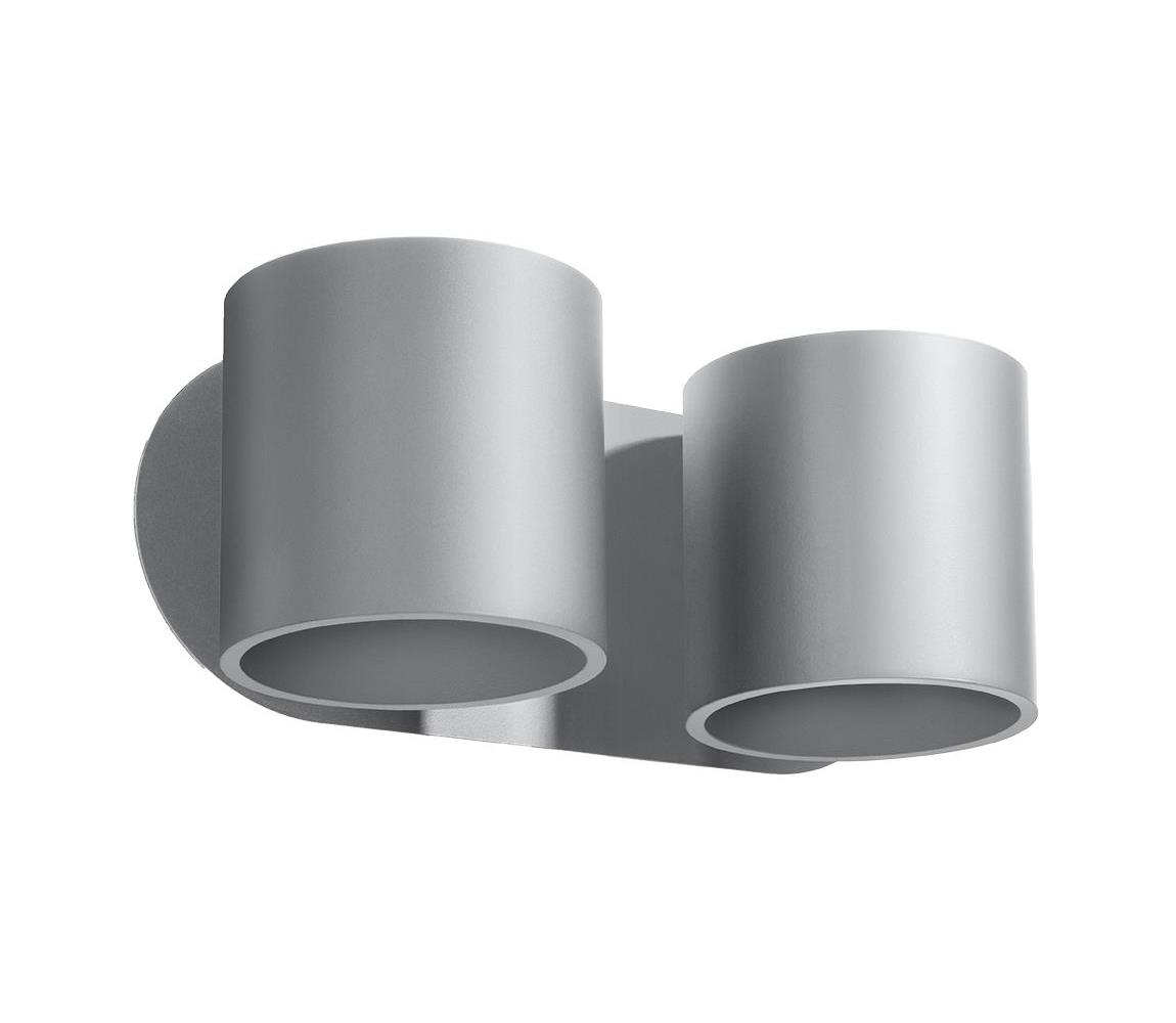 Donoci Nástenné bodové svietidlo ORBIS 2xG9/40W/230V šedá